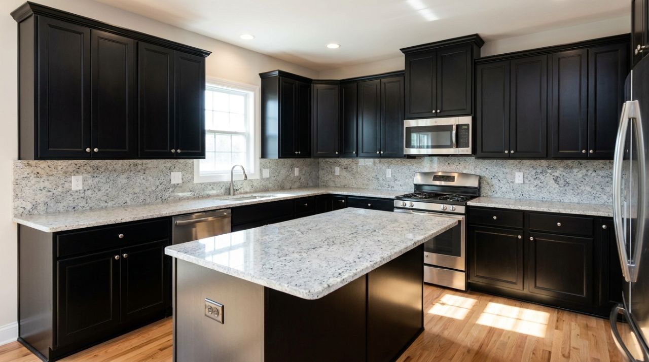 White Galaxy Granite Workspace by Melendez Granite in El Paso, TX
