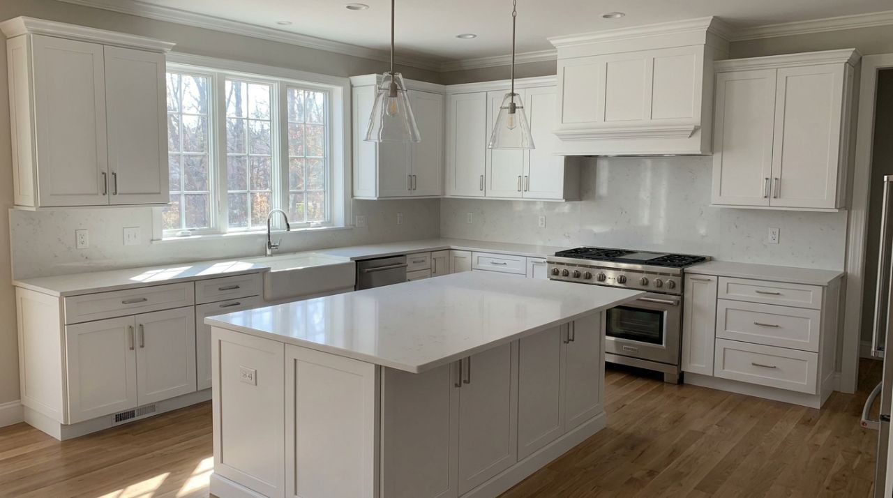 Bright Contemporary Open Kitchen by Melendez Granite in El Paso, TX